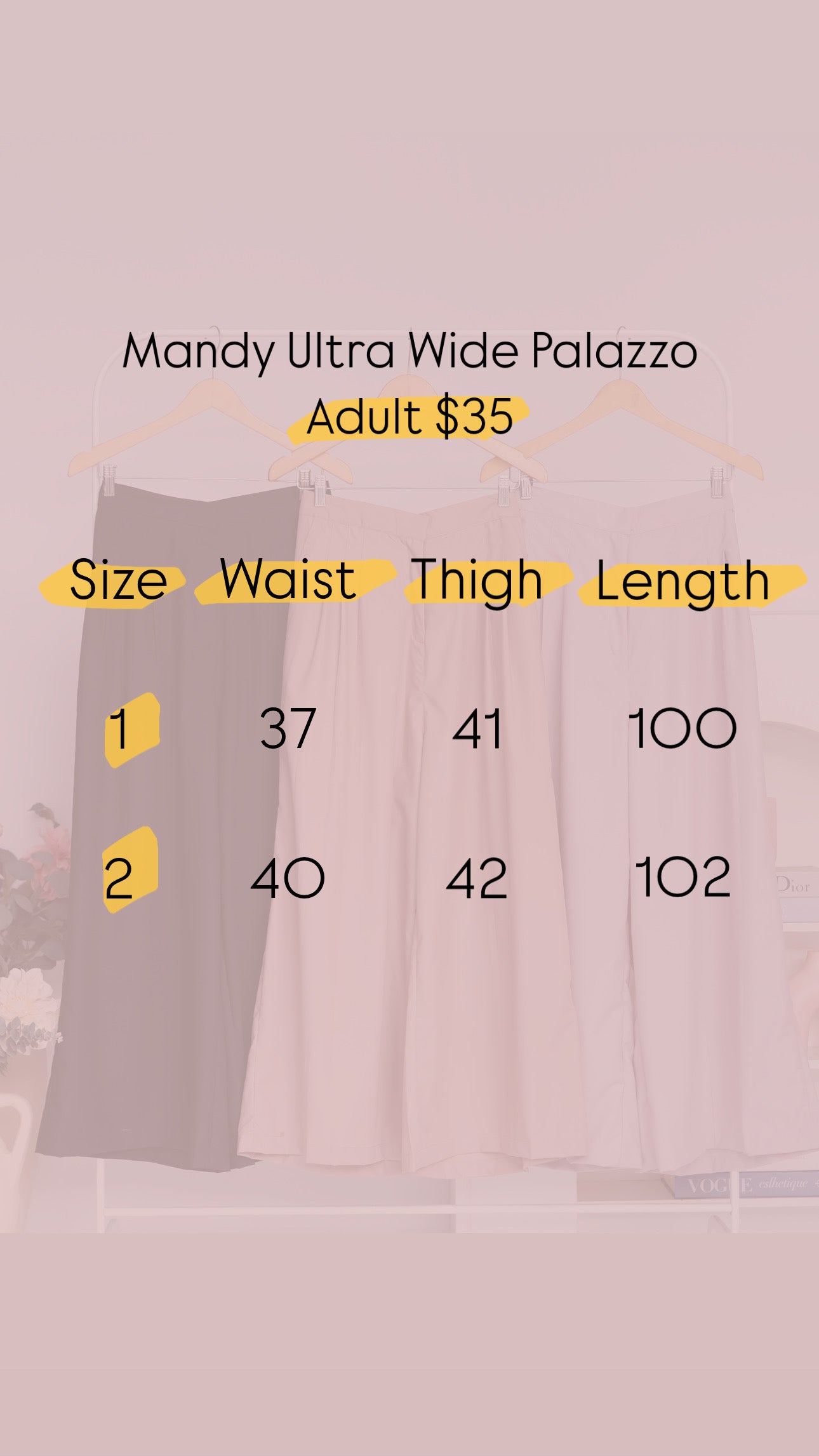 Mandy Ultra Wide Palazzo
