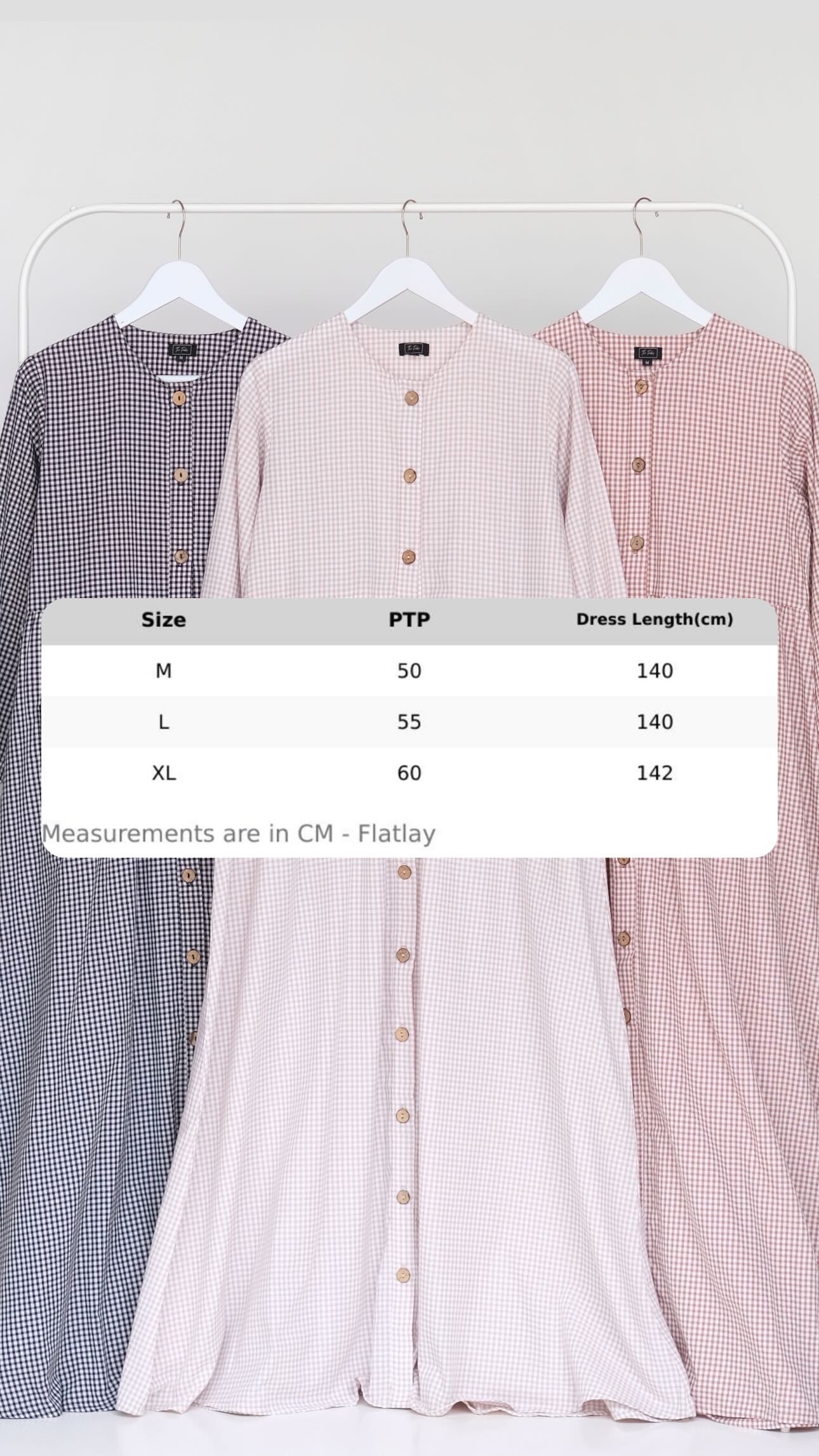 Sally Gingham Dress