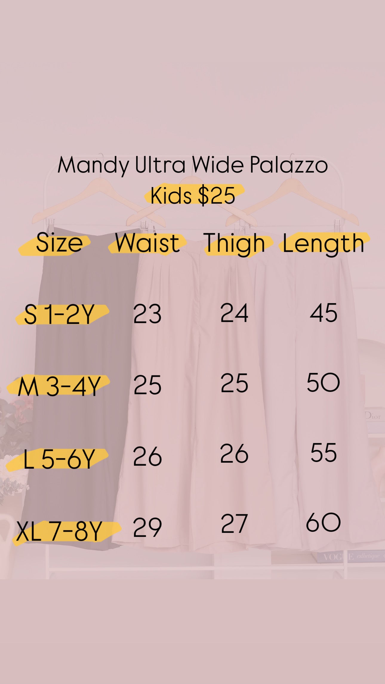 Mandy Ultra Wide Palazzo Kids
